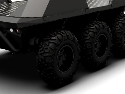 Ratel X UGV 2027 3D Model