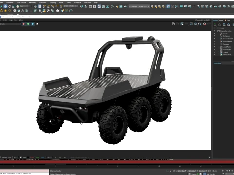 Ratel X UGV 2027 3D Model