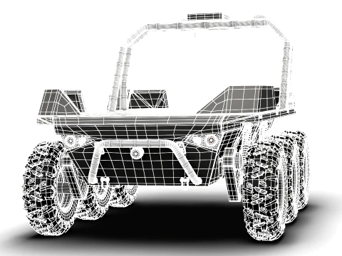 Ratel X UGV 2027 3D Model