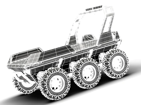 Ratel X UGV 2027 3D Model