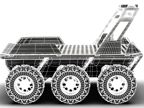 Ratel X UGV 2027 3D Model