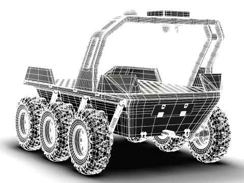 Ratel X UGV 2027 3D Model