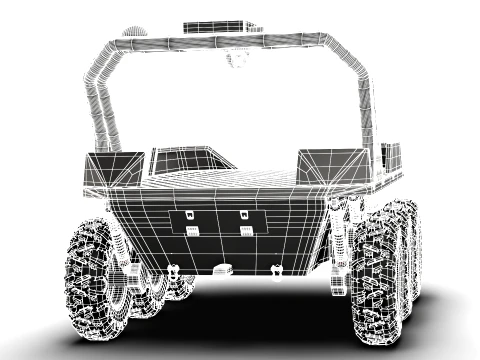 Ratel X UGV 2027 3D Model