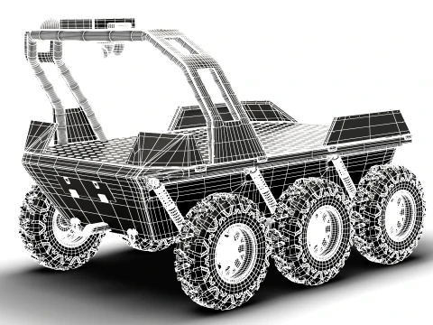 Ratel X UGV 2027 3D Model