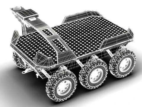 Ratel X UGV 2027 3D Model