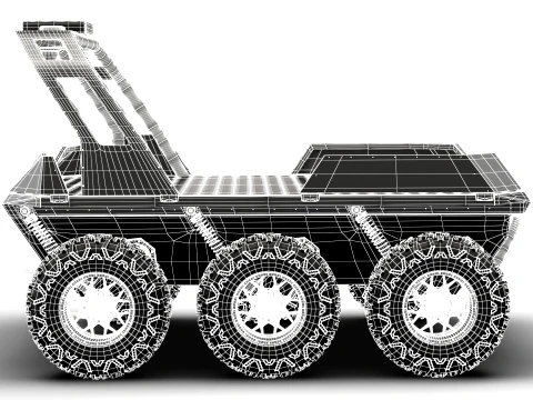 Ratel X UGV 2027 3D Model