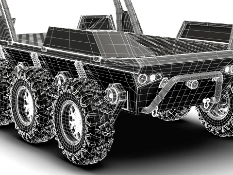 Ratel X UGV 2027 3D Model