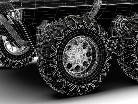 Ratel X UGV 2027 3D Model