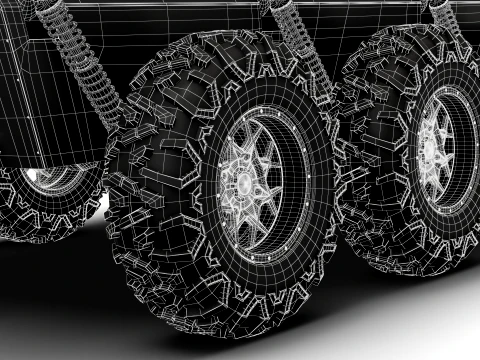 Ratel X UGV 2027 3D Model