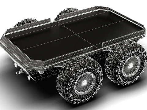 Generic UGV 2027 3D Model