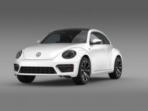 vw beetle rline 2014 Modèle 3D