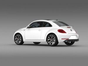 vw beetle rline 2014 Modèle 3D