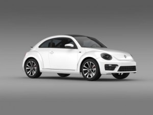 vw beetle rline 2014 Modèle 3D