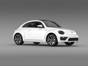 vw beetle rline 2014 3D Model