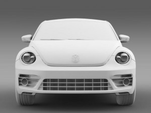 vw beetle rline 2014 Modèle 3D