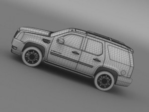 cadillac escalade Modelo 3D