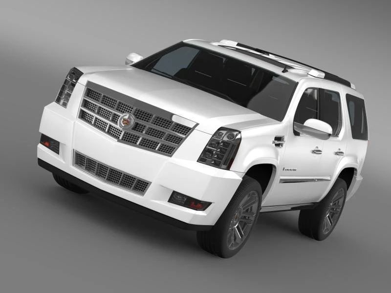cadillac escalade 2011 platinum 3D Model .c4d .max .obj .3ds .fbx .stl .blend