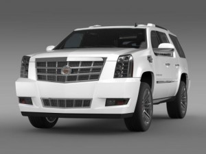 cadillac escalade 2011 platinum 3D-Modell