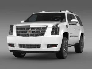 cadillac escalade 2011 platinum 3D Model