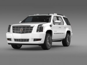 cadillac escalade 2011 platinum 3D-Modell