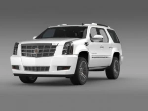 cadillac escalade 2011 platinum 3D Model