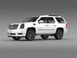 cadillac escalade 2011 platinum 3D Model