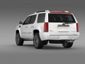 cadillac escalade 2011 platinum 3D Model