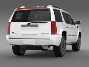 cadillac escalade 2011 platinum 3D Model