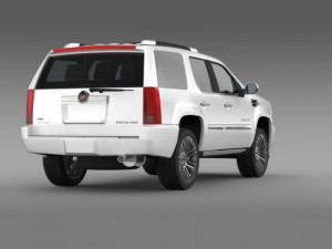 cadillac escalade 2011 platinum 3D-Modell