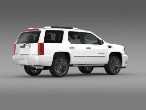 cadillac escalade 2011 platinum 3D Model