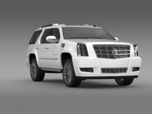 cadillac escalade 2011 platinum 3D-Modell