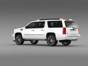 cadillac escalade 2011 platinum esv 3D Model