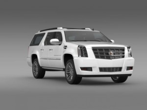 cadillac escalade 2011 platinum esv 3D Model