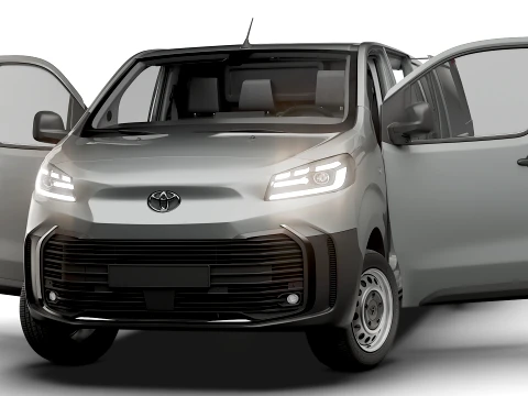 Toyota Proace Auto Van L2 HQInt 2027 3D Model