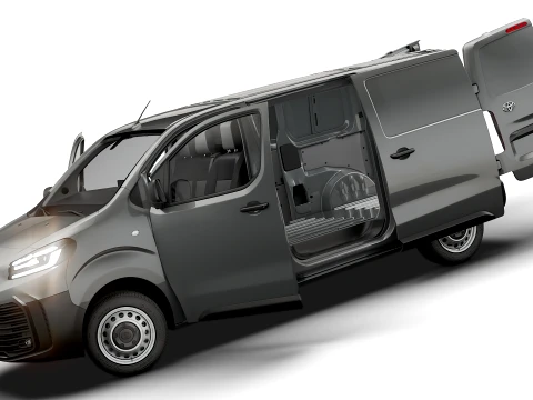 Toyota Proace Auto Van L2 HQInt 2027 3D Model