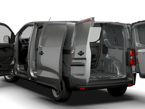 Toyota Proace Auto Van L2 HQInt 2027 3D Model