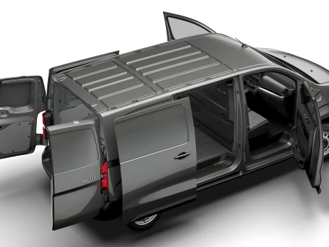 Toyota Proace Auto Van L2 HQInt 2027 3D Model