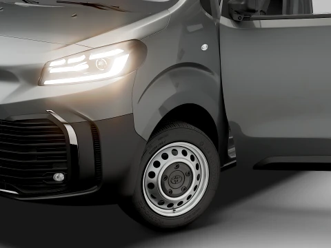 Toyota Proace Auto Van L2 HQInt 2027 3D Model