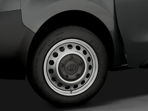 Toyota Proace Auto Van L2 HQInt 2027 3D Model