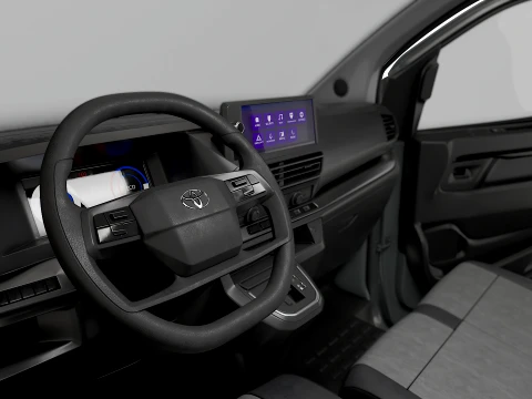Toyota Proace Auto Van L2 HQInt 2027 3D Model