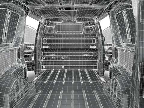Toyota Proace Auto Van L2 HQInt 2027 3D Model