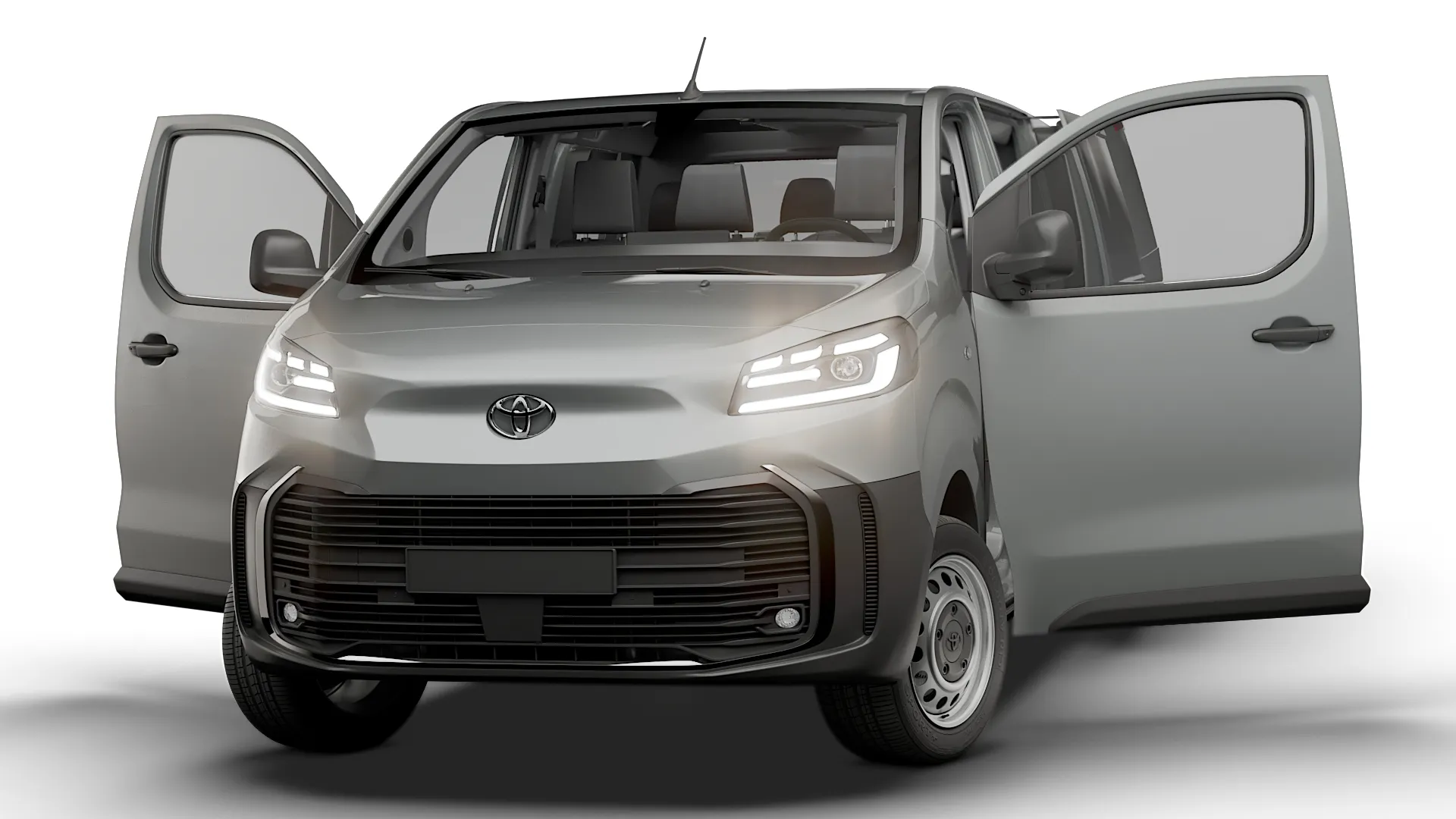 Toyota Proace Select DCab L2 HQInt 2027 3D Model .c4d .max .obj .3ds .fbx .stl .blend 