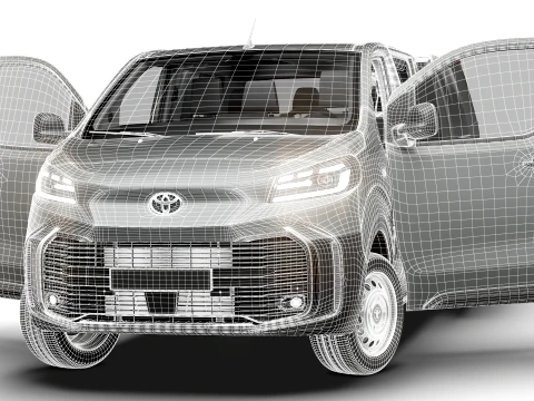 Toyota Proace Select DCab L2 HQInt 2027 3D Model