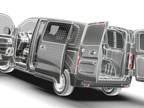Toyota Proace Select DCab L2 HQInt 2027 3D Model