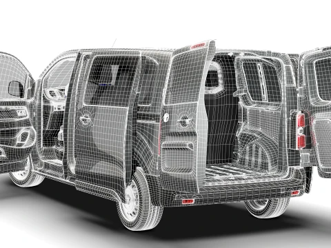 Toyota Proace Select DCab L2 HQInt 2027 3D Model