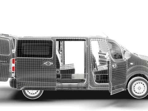 Toyota Proace Select DCab L2 HQInt 2027 3D Model