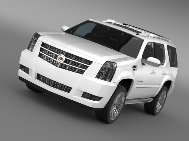 cadillac escalade 2013 3D Model .c4d .max .obj .3ds .fbx .stl .blend 