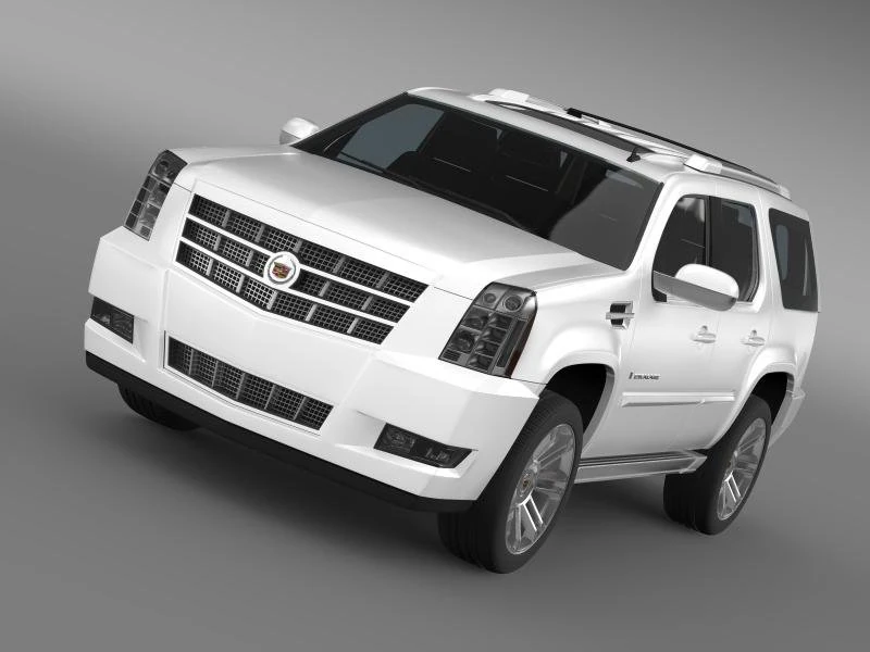cadillac escalade 2013 3D Model .c4d .max .obj .3ds .fbx .stl .blend