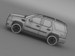 cadillac escalade 2013 3D Model