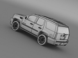 cadillac escalade 2013 3D Model